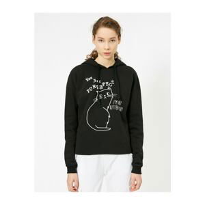 Koton Letter Printed Sweatshirt