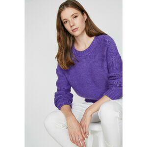 Koton Women's Purple Knitted Sweater