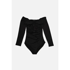 Trendyol Black Snap Knitted Body