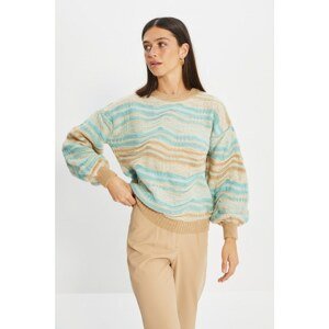 Trendyol Camel Wide Sleeve Knitwear Sweater
