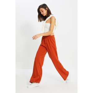 Trendyol Tile Wide Leg Knitted Trousers