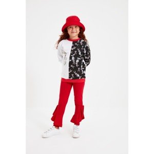 Trendyol White Bugs Bunny Licensed Girl Knitted Thin Sweatshirt