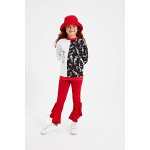 Trendyol White Bugs Bunny Licensed Girl Knitted Thin Sweatshirt