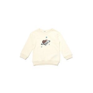 Trendyol Ecru Sequin Embroidered Girl Knitted Slim Sweatshirt