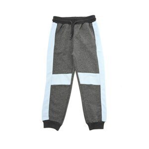 Trendyol Anthracite Color Block Boy Knitted Thin Sweatpants