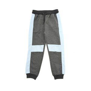 Trendyol Anthracite Color Block Boy Knitted Thin Sweatpants