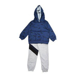 Trendyol Navy Blue Basic Boy Knitted Tracksuit Set