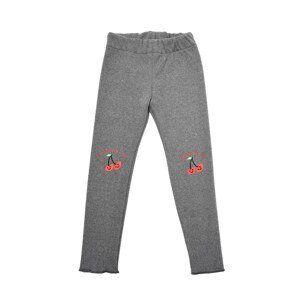 Trendyol Gray Embroidered Girl Knitted Leggings