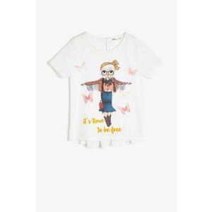 Koton Ecru Kids T-Shirt