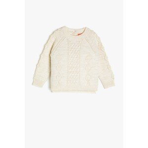 Koton Ecru Kids Knitted Sweater