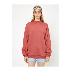 Koton High Collar Sweatshirt