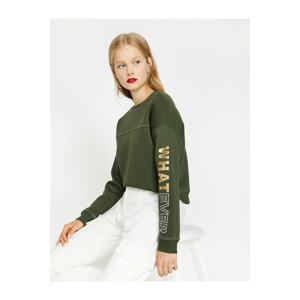 Koton Women's Green Sweatshirt