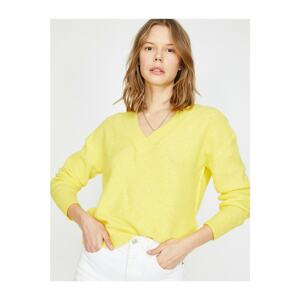 Koton V Neck Knitwear Sweater