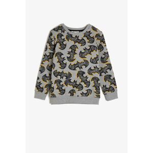 Koton Gray Kids Batman Printed Sweatshirt