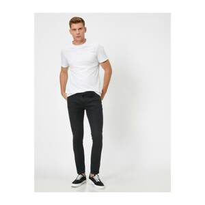 Koton Men's Black Pocketed Skinny Jeans