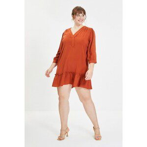 Trendyol Tile V-Neck Dress