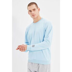 Trendyol Blue Men's Regular Fit Sweatshirt