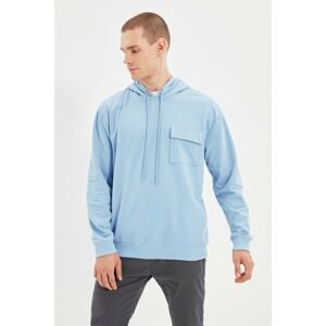 Trendyol Light Blue Men's Regular Fit Sweatshirt