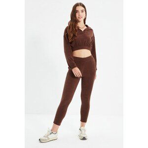 Trendyol Brown Basic Jogger Knitted Sweatpants