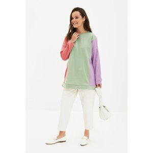 Trendyol Sweatshirt - Green - Regular