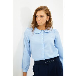 Trendyol Blue Collar Detailed Shirt