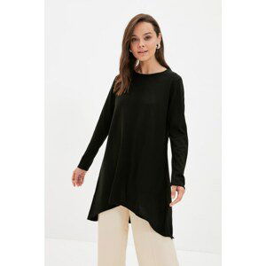 Trendyol Black Crew Neck Knitwear Sweater