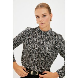 Trendyol Black Tie Detailed Blouse