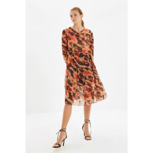 Trendyol Multicolored Patterned Ruffle Dress