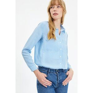 Trendyol Blue Striped Shirt