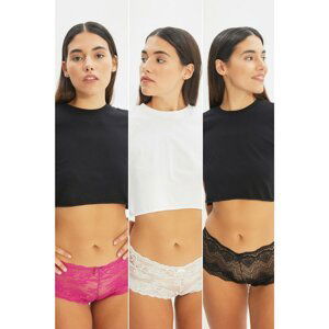 Trendyol Lacy 3-Pack Panties