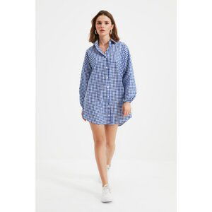 Trendyol Navy Blue Petite Shirt Dress - Dress