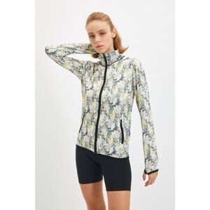 Trendyol Gray Neon Stripe Sport Jacket