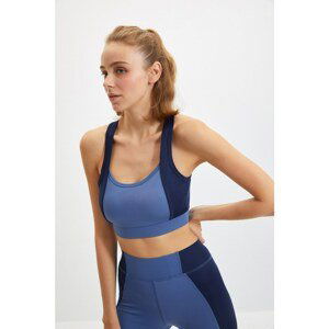 Trendyol Indigo Color Block Support Sports Bra