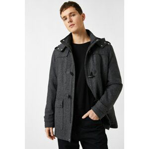 Koton Men's Anthracite Coat