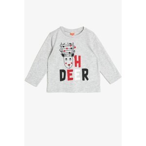 Koton Gray Boy Printed T-Shirt