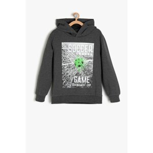 Koton Gray Boys Printed Sweatshirt