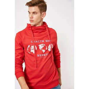 Koton Men's Red Sweatshirt