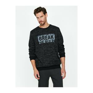 Koton Men's Black Sweatshirt