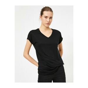 Koton Women's Black T-Shirt