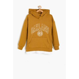 Koton Boy Mustard Pocket Detailed Sweatshirt