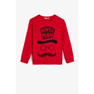 Koton Red Kids Printed Sweatshirt