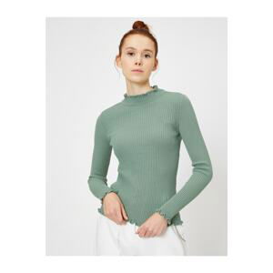 Koton Ruffle Detailed Knitwear Sweater