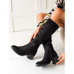 VINCEZA BLACK BOOTS