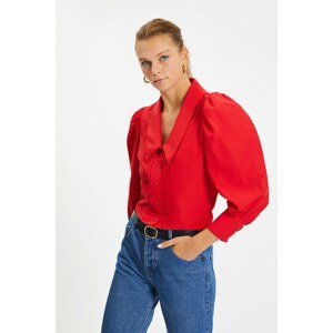 Trendyol Red Balloon Sleeve Shirt