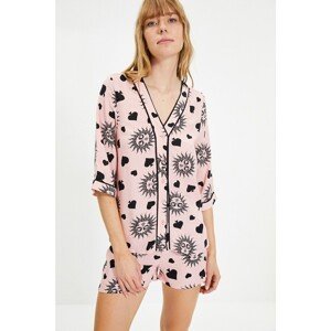 Trendyol Multi Colored Viscose Woven Pajamas Set