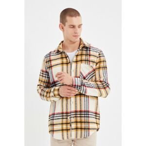 Trendyol Multicolored Men's Regular Fit Single Pocket Lumberjack Plaid Shirt
