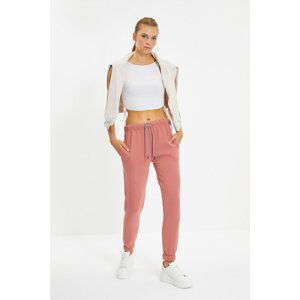 Trendyol Dried Rose Basic Jogger Knitted Sweatpants