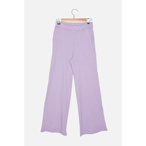 Trendyol Pants - Purple - Straight