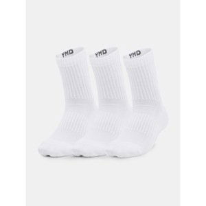 Under Armour Socks UA Youth Core Crew 3pk-WHT - unisex