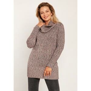 mkm Woman's Longsleeve Sweater Swe252 Pink Melange